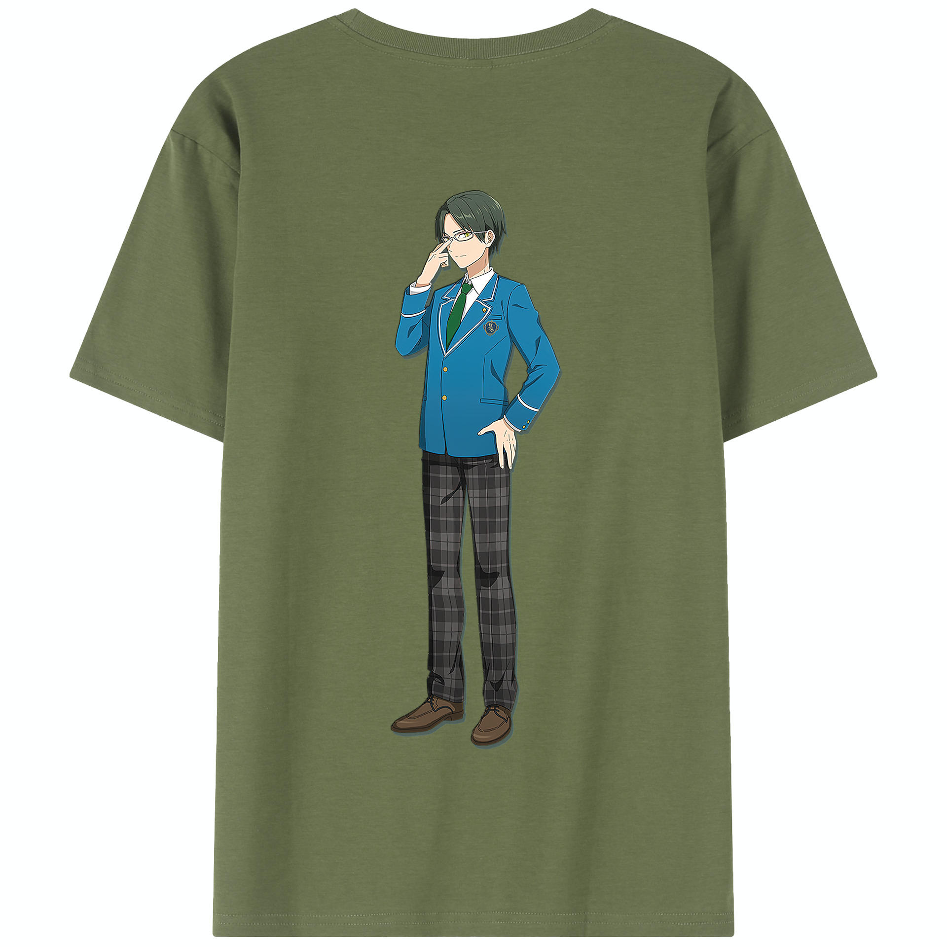 （画像用） あんさんぶるスターズ! Ensemble Stars 綿100％半袖Tシャツ（背面プリント）